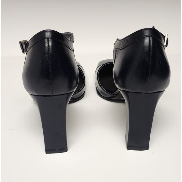 Gianni Bini Brody Navy Blue D'Orsay Slingback Pump Heel Dress Shoes Size 9M - Picture 10 of 12